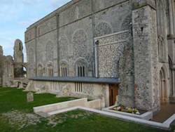 Outside the porch showing the access route