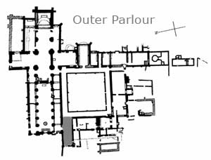 Outer Parlour location on the plan