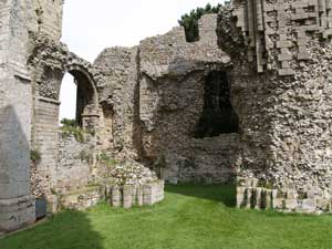 Transept chimney from the Cloisters